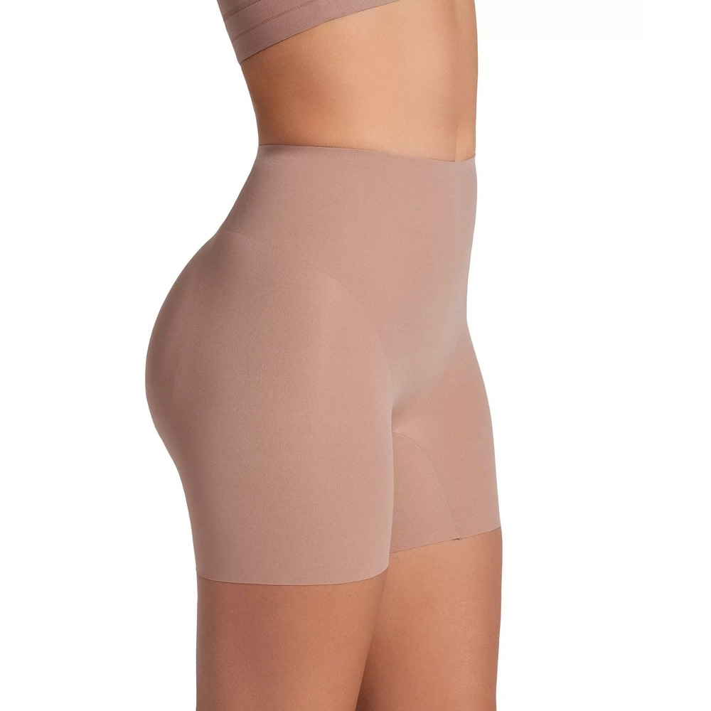 Leonisa Undetectable Padded Butt Lifter Shaper Shorts Brown Nude Size Small - Picture 3 of 3